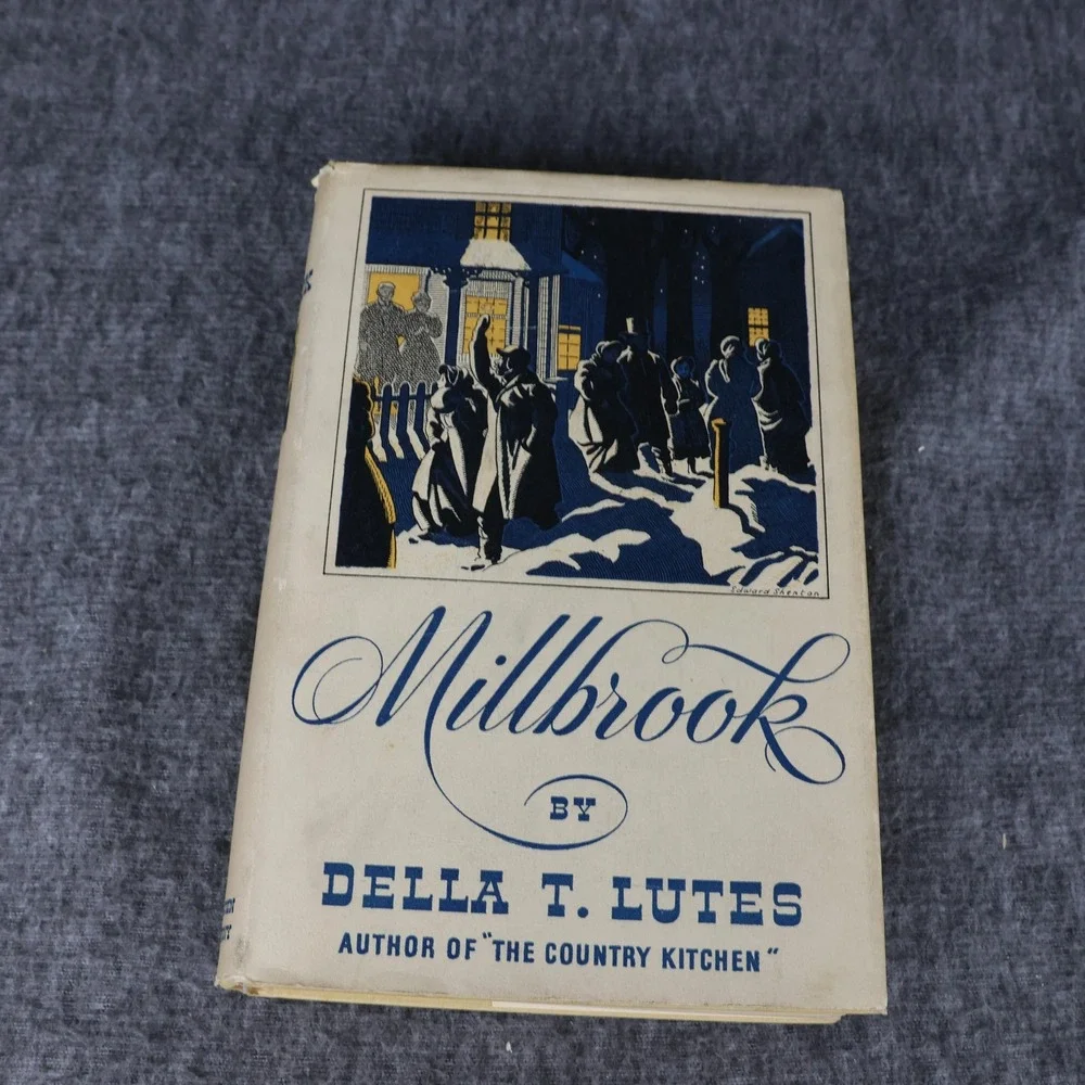 Vintage 1938 Millbrook Della T Lutes Blue HC DJ Little Brown USA Illustrated